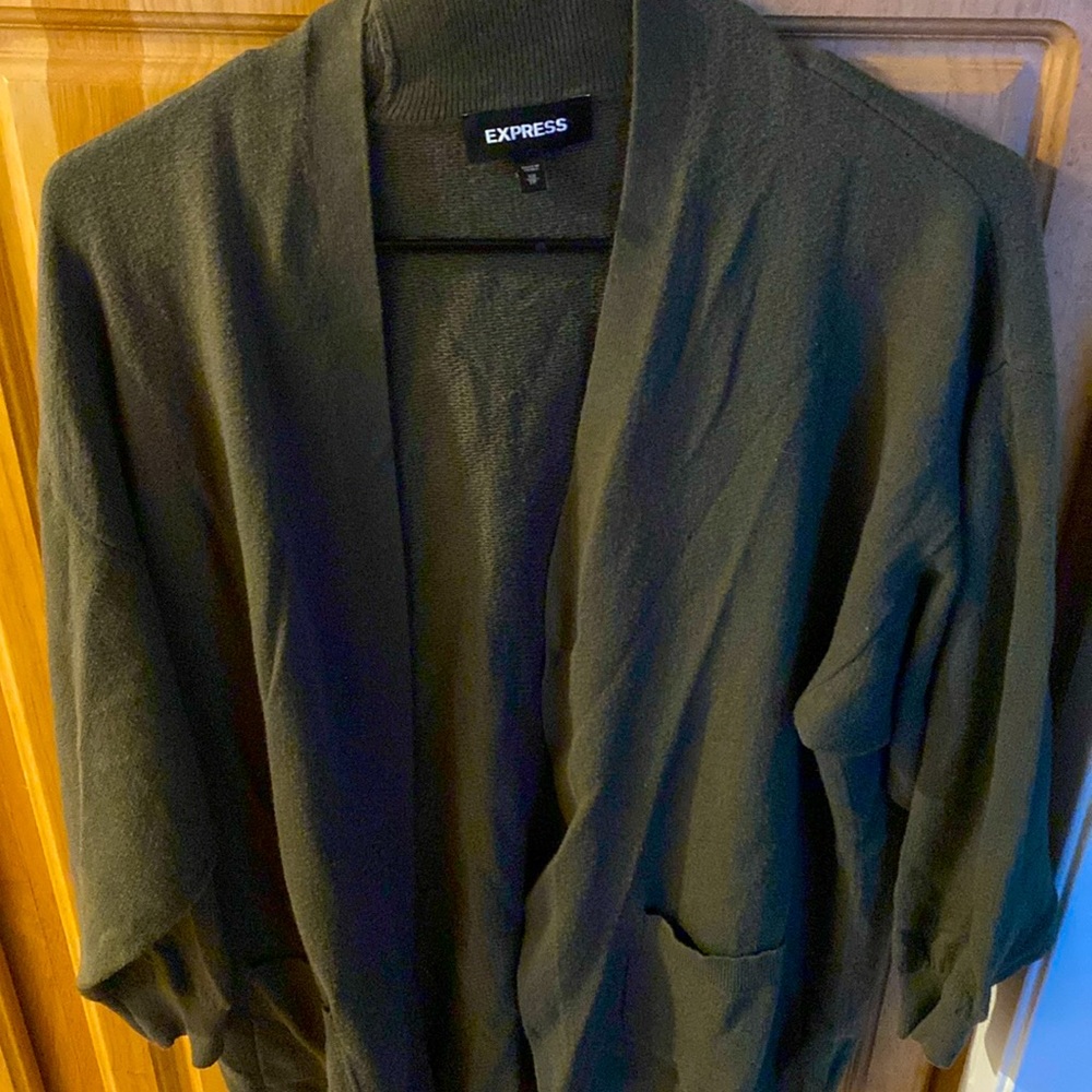 Express Green Cardigan